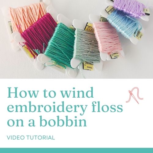 Cómo enrollar hilo de bordar en una bobina - tutorial en vídeo