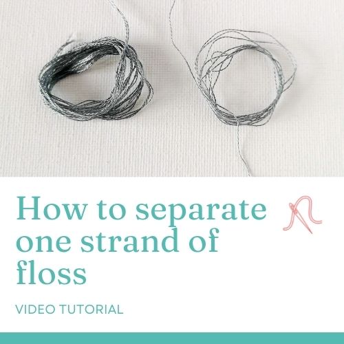 Cómo separar una hebra de hilo dental - tutorial en vídeo