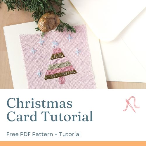 Tutorial de tarjeta de Navidad y descarga gratuita del patrón