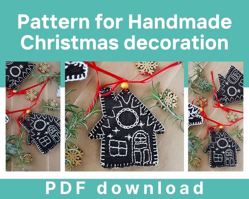 Decoración navideña hecha a mano patrón pdf gratis