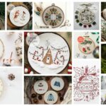 Diseños de bordados a mano de Navidad para coser