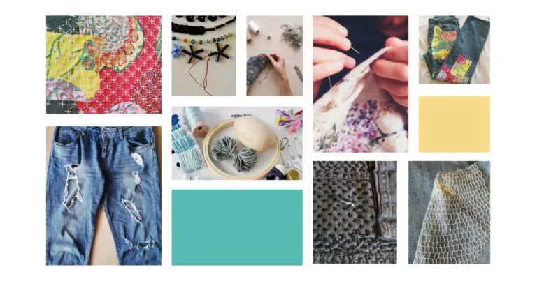 Ideas, técnicas e inspiración para remiendos visibles
