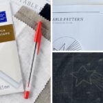 Cómo usar papel carbón para transferir patrones de bordado a telas de colores oscuros y claros