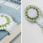 Tutorial de marcapáginas magnéticos de bricolaje: Crea un portapáginas personalizado bordado a mano