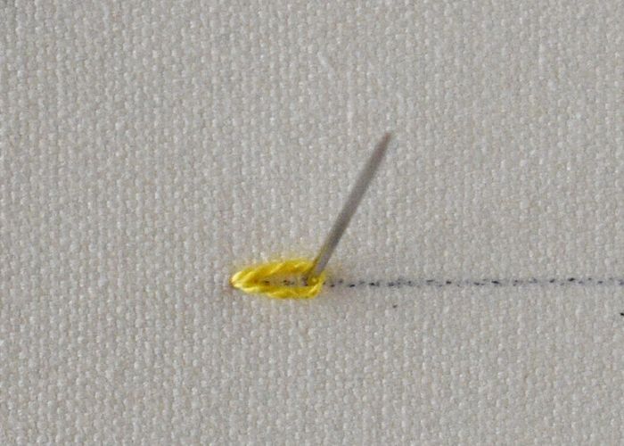 Detached Chain Stitch Step 3