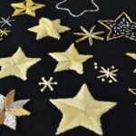 Cómo bordar estrellas y destellos: puntadas de bordado a mano + descarga de muestra gratuita
