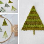 Cómo bordar el árbol de Navidad: 5 métodos sencillos + patrón PDF gratuito