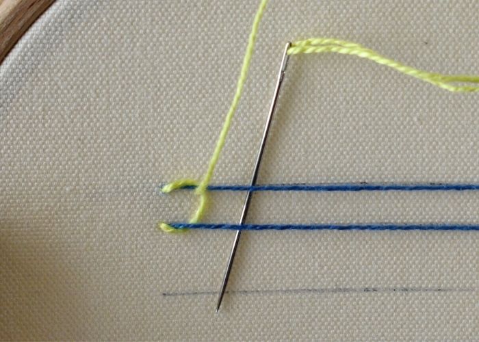 Sinhalese Chain Stitch Step 6