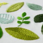 9 Maneras De Bordar Hojas: Patrón PDF Gratuito + Tutorial de Bordado a Mano Paso a Paso