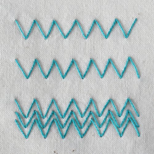 Puntada de punta de flecha