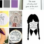 Bordado a Mano Inspirado en el Miércoles: Puntadas góticas oscuras y deliciosas