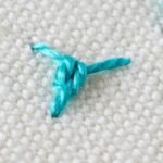Embroidery stitch: Danish Knot